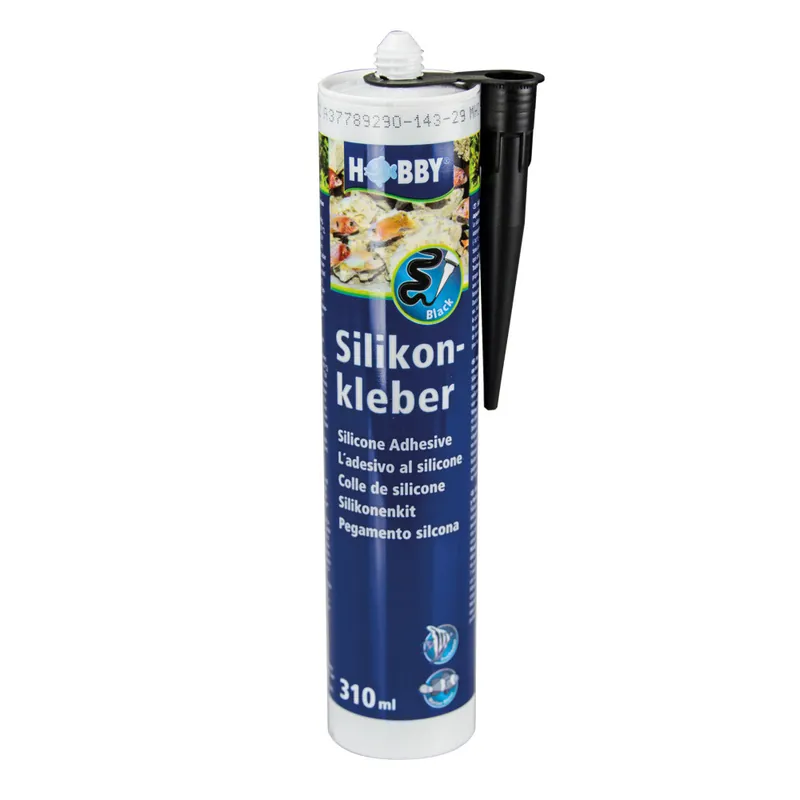 Billig HOBBY Silikonkleber schwarz 310 Milliliter Aquarienpflege
